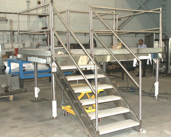 stainless steel catwalks-or-walkovers