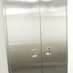 stainless steel door