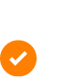 Icon of a flexed bicep with a checkmark, representing strength or quality assurance.