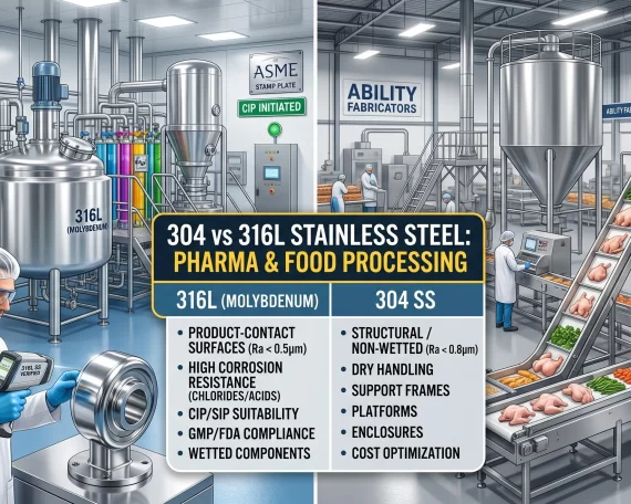 304 vs 316L Stainless Steel